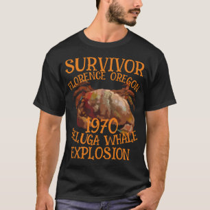 Camiseta Sobrevivente da Explosão de Baleia FW HG SL Oregon