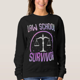 Camiseta Sobrevivente da Faculdade de Direito - Engraçado E
