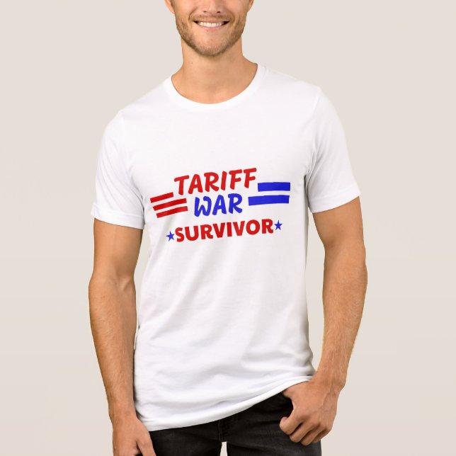 CAMISETA SOBREVIVENTE DA GUERRA TARIFÁRIA (Frente)