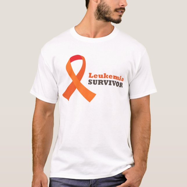 Camiseta Sobrevivente da leucemia (Frente)