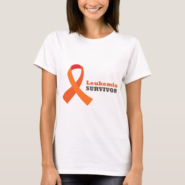 Camiseta Sobrevivente da leucemia (Frente)
