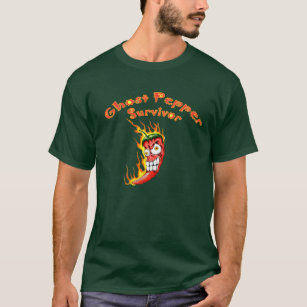 Camiseta Sobrevivente da pimenta do fantasma