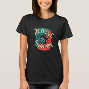 Camiseta Sobrevivente da Praga Médico da Praga Medieval Sin