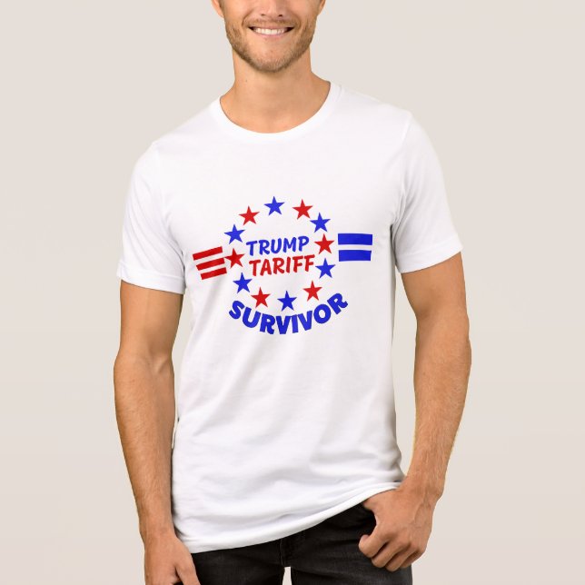 CAMISETA SOBREVIVENTE DA TARIFA TRUMP (Frente)