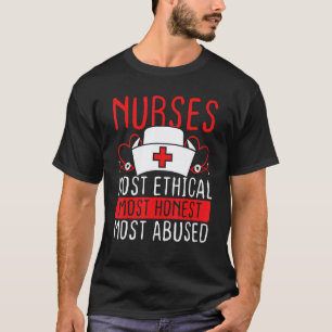 Camiseta Sobrevivente de Abuso de Enfermeira Mais Ética Mai