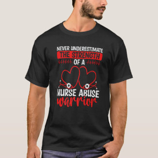 Camiseta Sobrevivente de Abuso de Enfermeira Violência Enfe