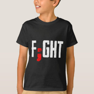 Camiseta Sobrevivente de Apoio à Saúde Mental Ponto e Vírgu