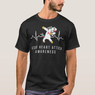 Camiseta Sobrevivente de ataque cardíaco do SCAD Unicorn Be