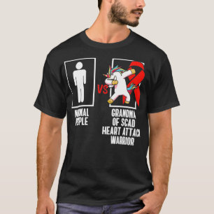 Camiseta Sobrevivente de ataque cardíaco SCAD apoiando o gu