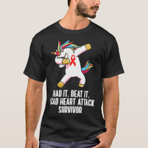 Camiseta Sobrevivente de ataque cardíaco SCAD sinaliza guer