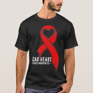 Camiseta Sobrevivente de ataque cardíaco SCAD vencendo guer