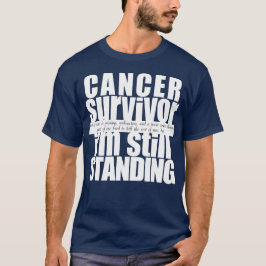 Camiseta Sobrevivente de câncer ainda em pé