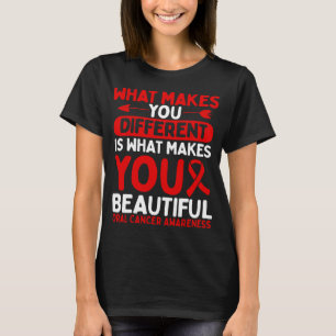 Camiseta Sobrevivente de câncer de Combate ao Dia da Consc