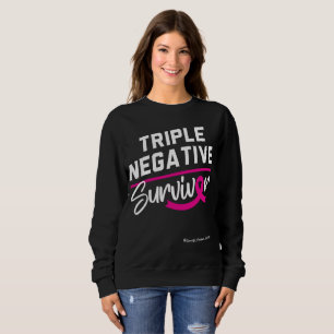 Camiseta Sobrevivente de Câncer de Mama Triplo Negativo Con