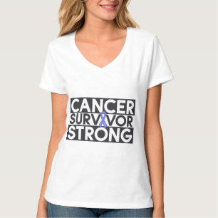 Camiseta Sobrevivente de câncer esofágico forte