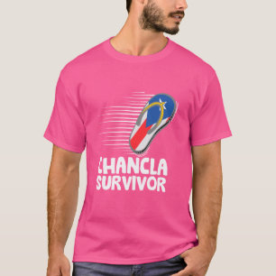 Camiseta Sobrevivente de Chancla Porto Rico Piada Espanhola