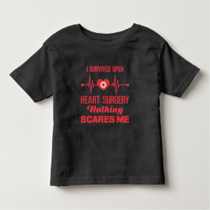 Camiseta Sobrevivente de Cirurgia Cardíaca Aberta Obtenha R