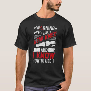 Camiseta Sobrevivente de Cirurgia de Joelho Substituição Bi