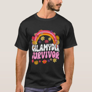 Camiseta Sobrevivente de Clamídia Gráfico Engraçado