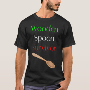 Camiseta Sobrevivente de colher de madeira italiana