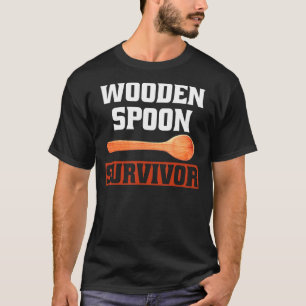 Camiseta Sobrevivente De Colher De Madeira Tee Bandeira Ita