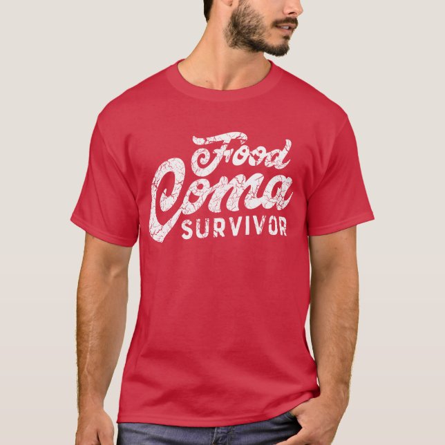 Camiseta Sobrevivente de Comida Coma (Frente)