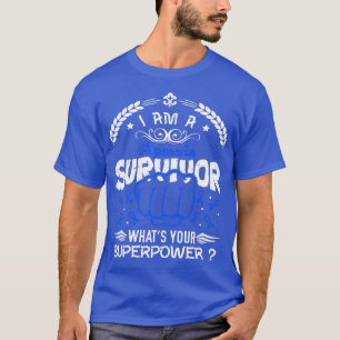 Camiseta Sobrevivente de consciência Apraxia Que Superpotên