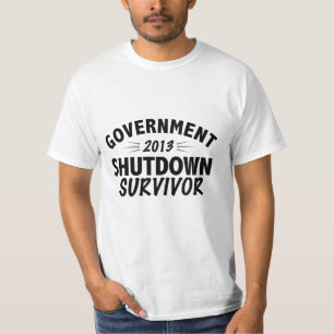 Camiseta Sobrevivente de desligamento do governo