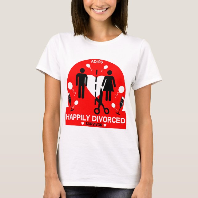 Camiseta Sobrevivente de Divórcio (Frente)