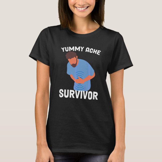 Camiseta Sobrevivente de Dor de Barriga   (Frente)