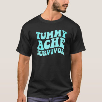 Camiseta Sobrevivente de Dor de Barriga Dor de Estômago Dor