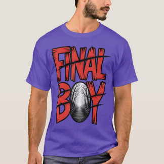 Camiseta Sobrevivente de Filme de Terror Final do Tipo Meni