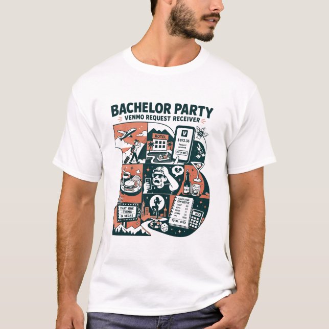 Camiseta Sobrevivente de fim de semana de despedida de solt (Frente)