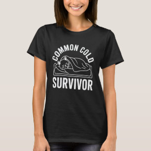 Camiseta Sobrevivente de Gripe de Gato
