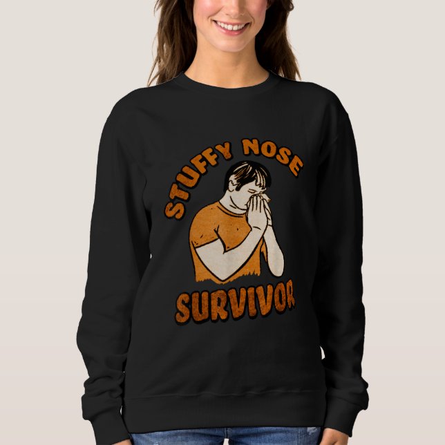 Camiseta Sobrevivente de Nariz Entupido 2 (Frente)