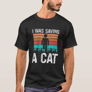 Camiseta Sobrevivente De Perna Amputada Eu Estava Salvando 