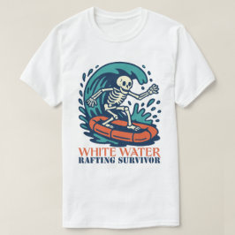 Camiseta Sobrevivente de Rafting em Águas Brancas