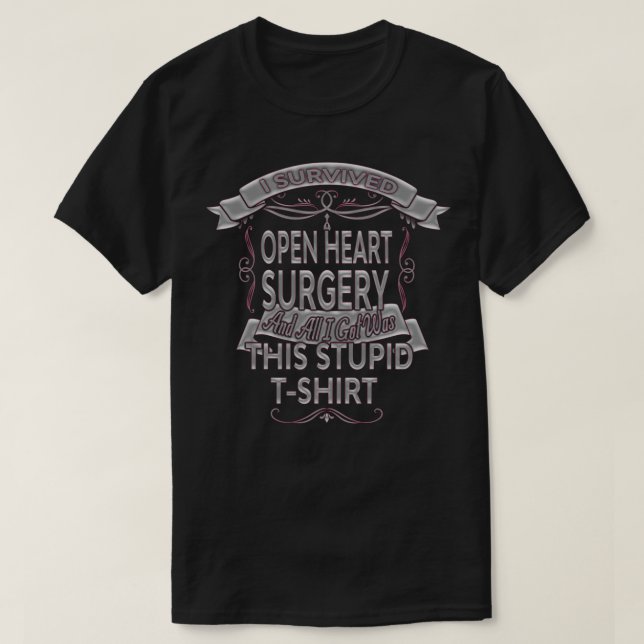 Camiseta Sobrevivente de Recuperação de Cirurgia de Ignoram (Frente do Design)