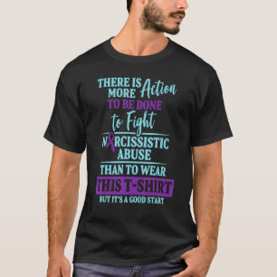 Camiseta Sobrevivente de ruptura da consciência de abuso no