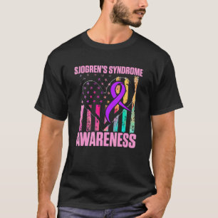 Camiseta Sobrevivente de Sjogren aprende guerreiro 1