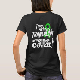 Camiseta Sobrevivente de Transplante Caminhando