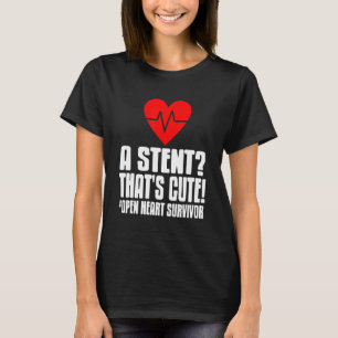 Camiseta Sobrevivente de Transplante Cardíaco Desenho para