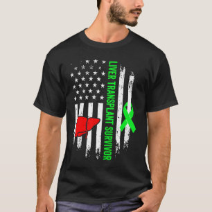 Camiseta Sobrevivente de Transplante de Fígado Guerreiro Re