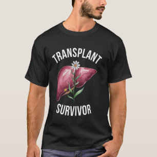 Camiseta Sobrevivente de Transplante de Fígado Receptor de 