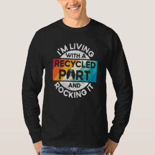 Camiseta Sobrevivente de Transplante de Pulmão Retro Estou 