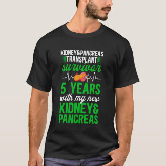 Camiseta Sobrevivente de Transplante de Rim e Pâncreas 5º A
