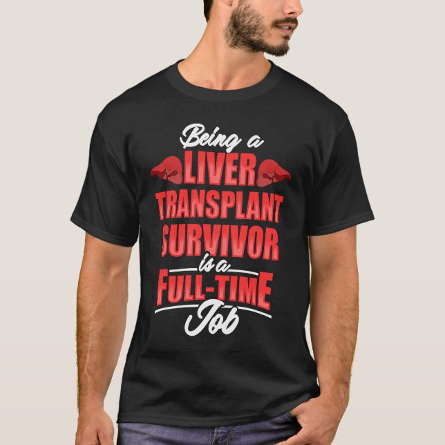 Camiseta Sobrevivente de transplante hepático Guerreiro de  (Frente)