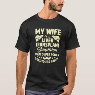 Camiseta Sobrevivente de transplante hepático Guerreiro de 