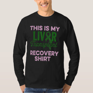 Camiseta Sobrevivente de transplante hepático Sobrevivente 