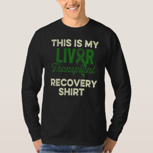Camiseta Sobrevivente de transplante hepático Sobrevivente 